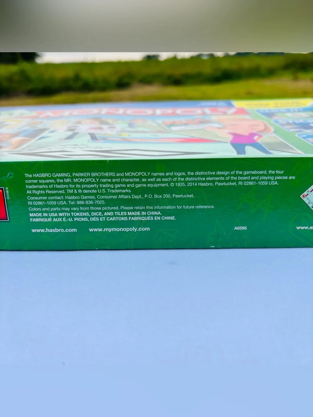 My Monopoly Family Board Game Personalized Customizable Version Hasbro 2014 New
